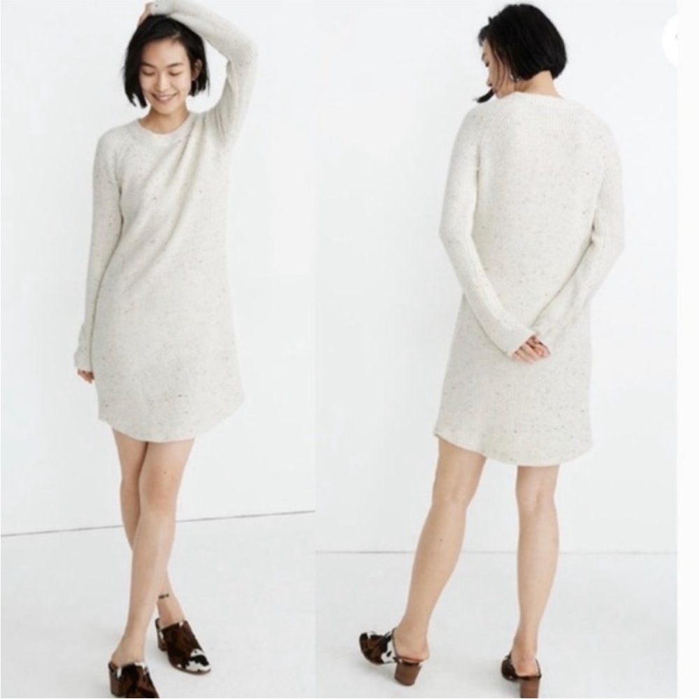 ✨ madewell curved hem sweater dress ✨
